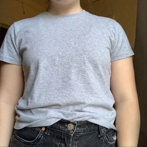Brandy Melville Heather Grey Top